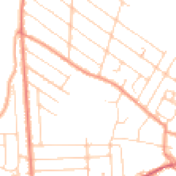Daytime road noise heatmap for ME12 2FJ