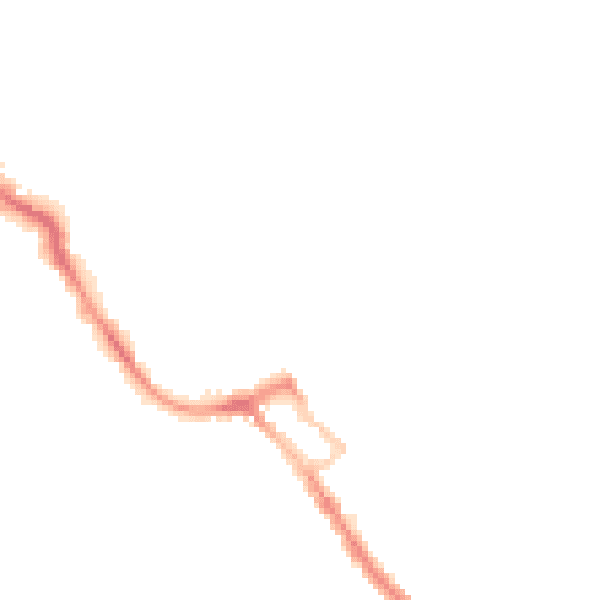 Night-time road noise heatmap for ME12 2NU