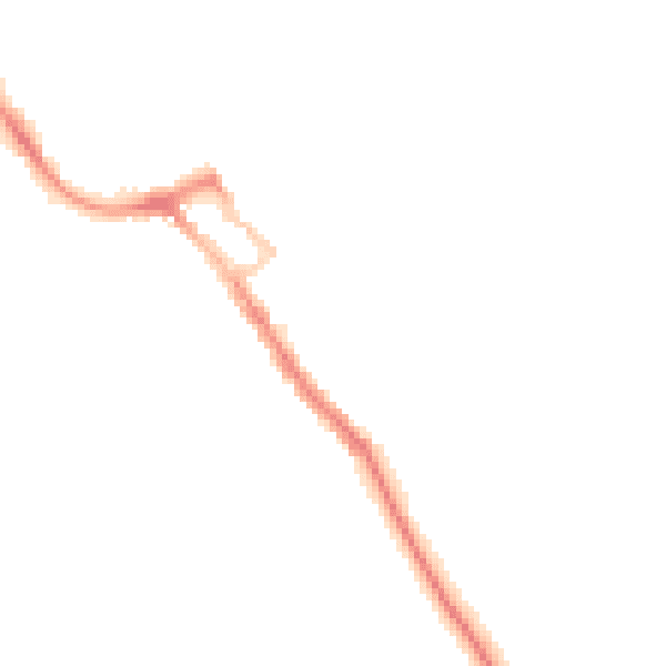 Night-time road noise heatmap for ME12 2QN