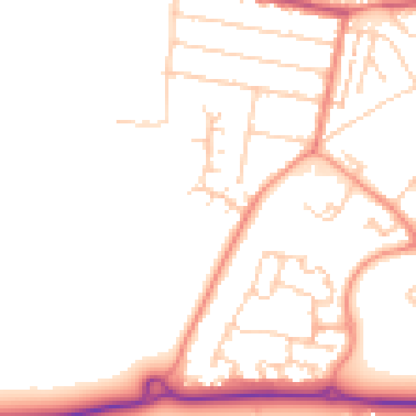 Daytime road noise heatmap for ME12 3JS