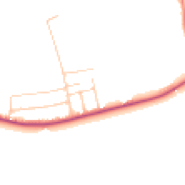 Daytime road noise heatmap for ME12 4AE