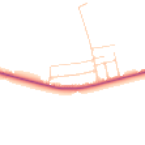 Daytime road noise heatmap for ME12 4AH