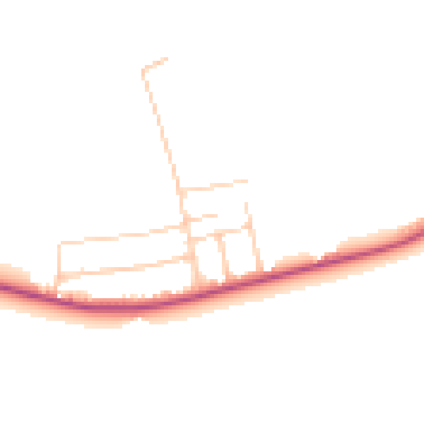 Daytime road noise heatmap for ME12 4AL