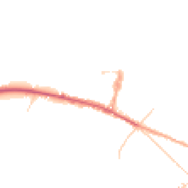 Daytime road noise heatmap for ME12 4EZ