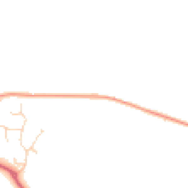 Daytime road noise heatmap for ME12 4JH