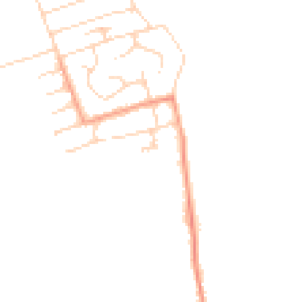 Daytime road noise heatmap for ME12 4LY