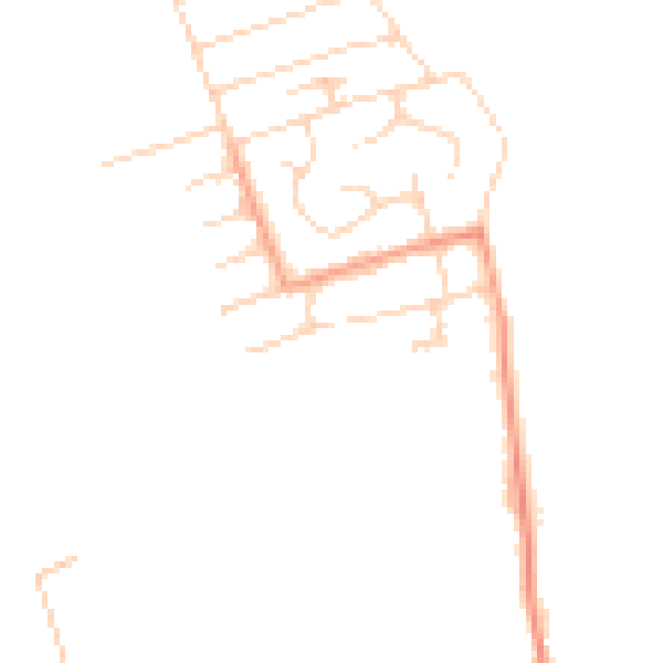 Daytime road noise heatmap for ME12 4NG