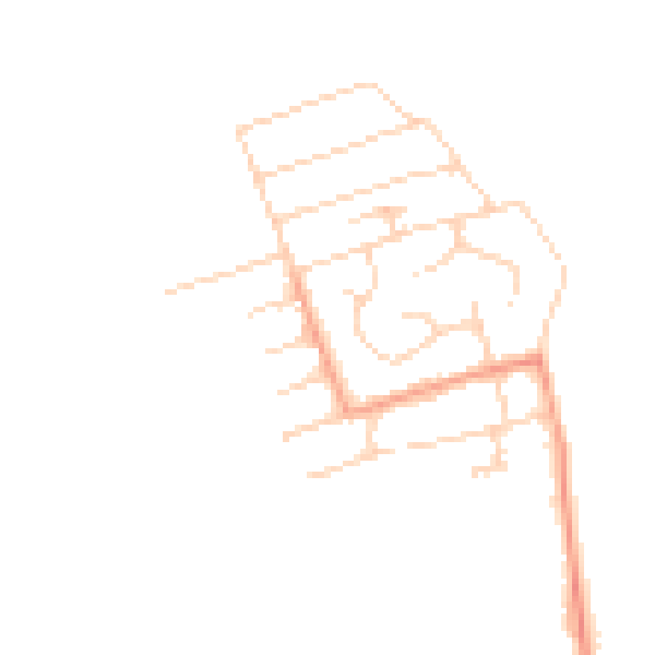 Daytime road noise heatmap for ME12 4NU