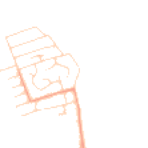 Daytime road noise heatmap for ME12 4PR