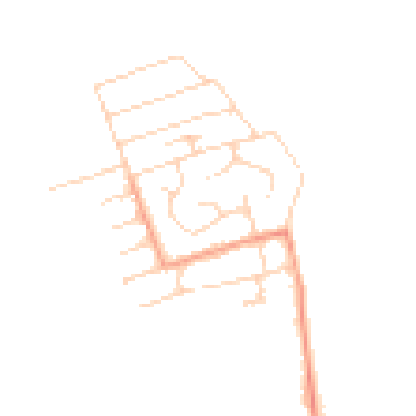 Daytime road noise heatmap for ME12 4PU