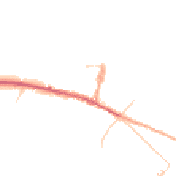 Daytime road noise heatmap for ME12 4QA
