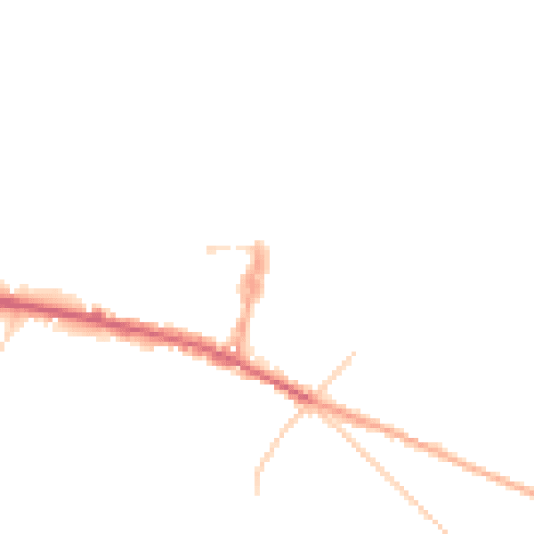 Daytime road noise heatmap for ME12 4QB