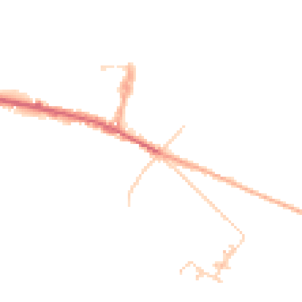 Daytime road noise heatmap for ME12 4RD