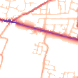 Daytime road noise heatmap for ME13 0AF