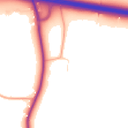Daytime road noise heatmap for ME13 0DL