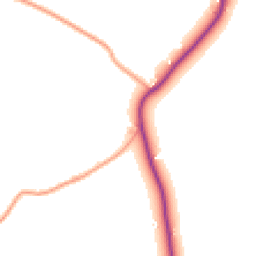 Daytime road noise heatmap for ME13 0EX