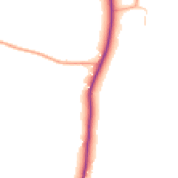 Daytime road noise heatmap for ME13 0LL