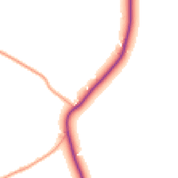 Daytime road noise heatmap for ME13 0NN