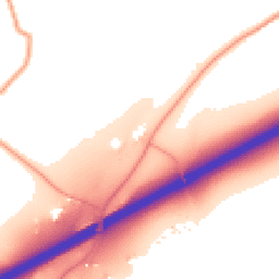 Daytime road noise heatmap for ME13 0SE