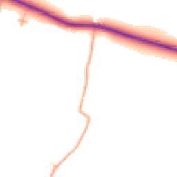 Daytime road noise heatmap for ME13 0SU