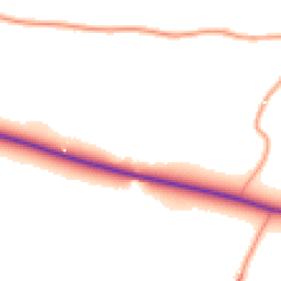 Daytime road noise heatmap for ME13 0SX