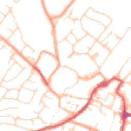 Daytime road noise heatmap for ME13 7EF