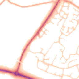 Daytime road noise heatmap for ME13 7FZ