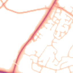 Daytime road noise heatmap for ME13 7GB