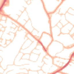 Daytime road noise heatmap for ME13 7LF