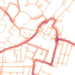 Daytime road noise heatmap for ME13 7LW