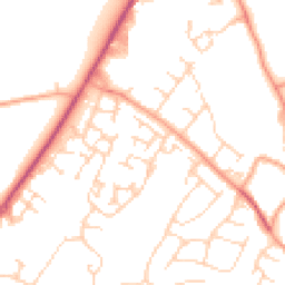 Daytime road noise heatmap for ME13 7RP