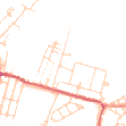 Daytime road noise heatmap for ME13 8JB