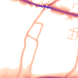 Daytime road noise heatmap for ME13 8UB