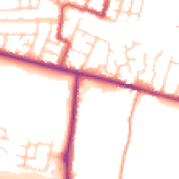 Daytime road noise heatmap for ME13 8XJ