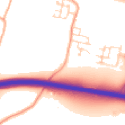 Daytime road noise heatmap for ME13 8YA
