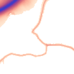Daytime road noise heatmap for ME13 9EZ