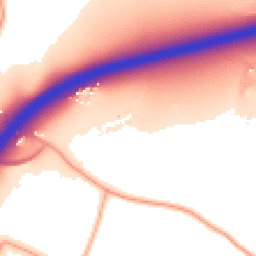Daytime road noise heatmap for ME13 9FE