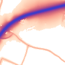 Daytime road noise heatmap for ME13 9HZ