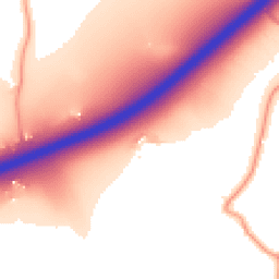 Daytime road noise heatmap for ME13 9JE