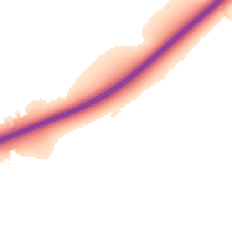 Night-time road noise heatmap for ME13 9JE