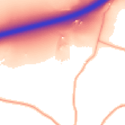 Daytime road noise heatmap for ME13 9JP