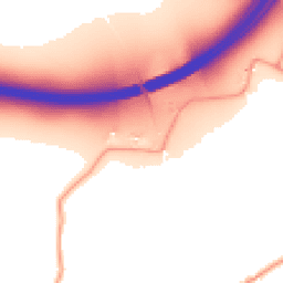 Daytime road noise heatmap for ME13 9LU