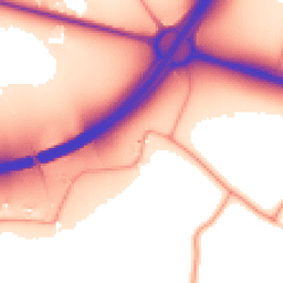 Daytime road noise heatmap for ME13 9LX