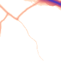Daytime road noise heatmap for ME13 9NA