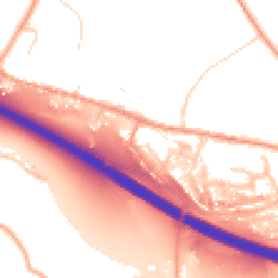 Daytime road noise heatmap for ME13 9SH