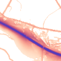Daytime road noise heatmap for ME13 9SJ