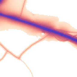 Daytime road noise heatmap for ME13 9SR