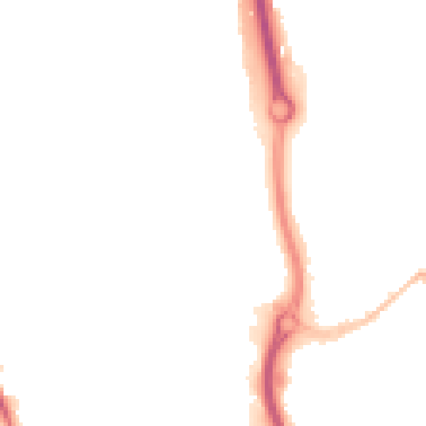 Night-time road noise heatmap for ME14 1GP
