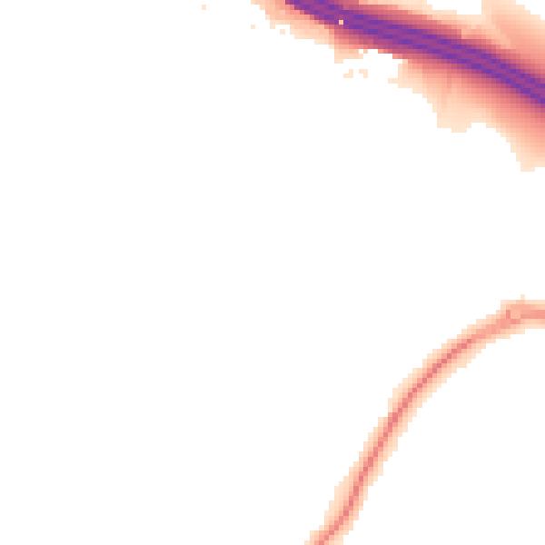 Night-time road noise heatmap for ME14 2AB