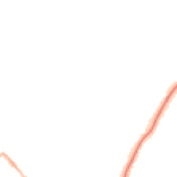 Night-time road noise heatmap for ME14 2AQ